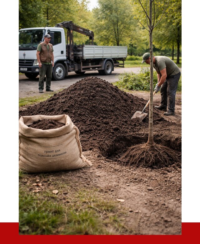 Грунт для посадки деревьев в Морозовске от 1232 р. | ПРОНЕРУДМрз