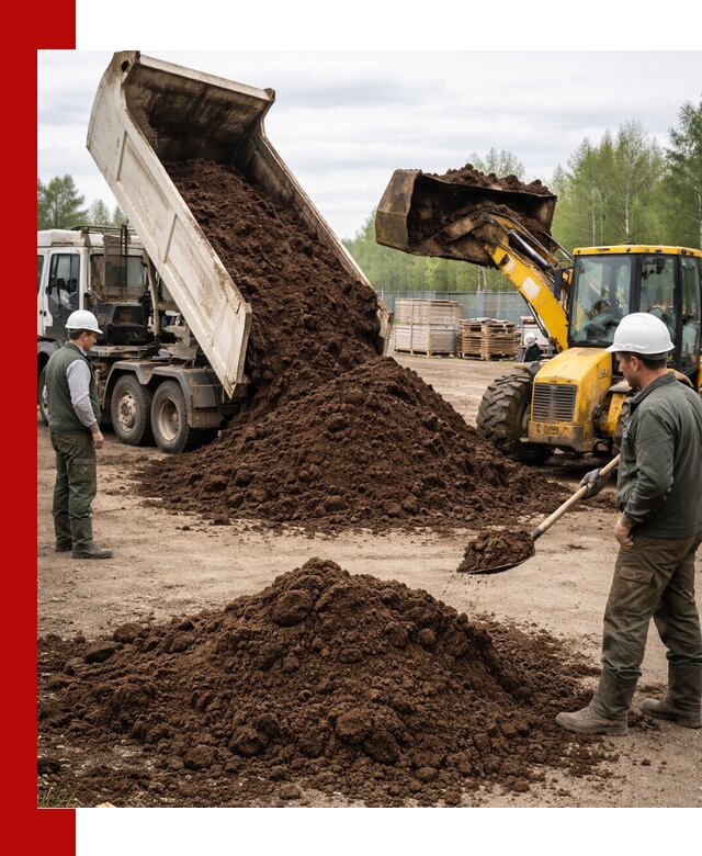 Доставка торфа оптом и в мешках в Морозовске