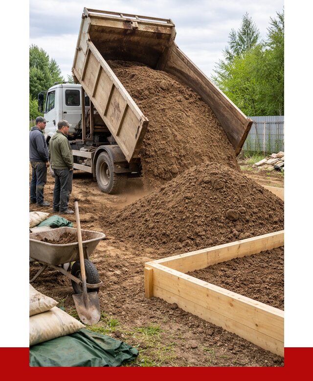 Торфо песчаная смесь в Морозовске с доставкой от 1899 р. | ПРОНЕРУДМрз