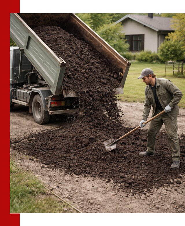 Чернозем для газона с доставкой в Морозовске быстро и качественно