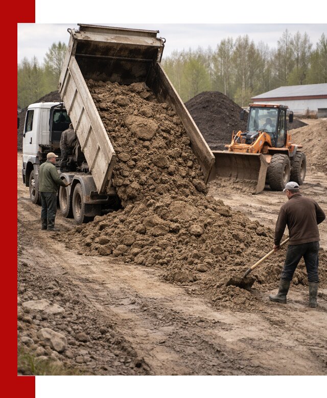 Доставка глин и суглинков в Морозовске оптом и вкрай