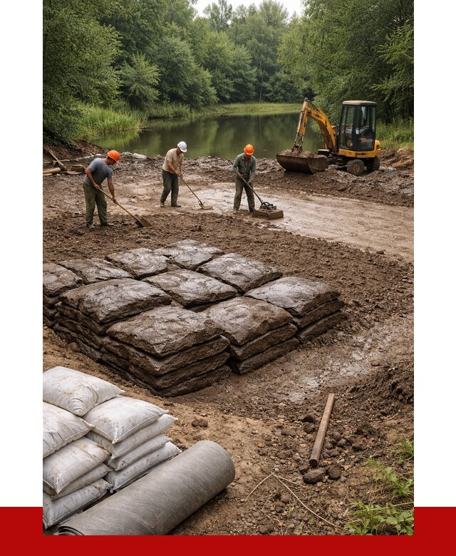 Купить глину для пруда в Морозовске от 4620 р. с доставкой | ПРОНЕРУДМрз