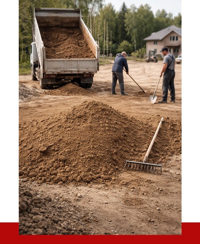 Суглинок для планировки в Морозовске с доставкой от 4312 р. | ПРОНЕРУДМрз