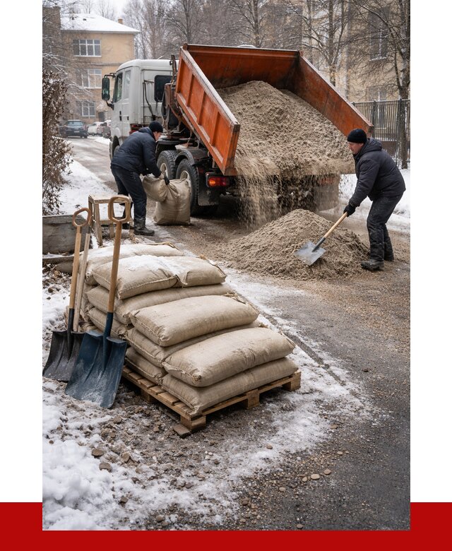 Противогололедные материалы оптом в Морозовске от 4312 р. | ПРОНЕРУДМрз