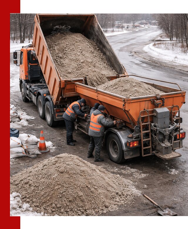 Поставка и вывоз пескосоля в Морозовске оптом и в розницу