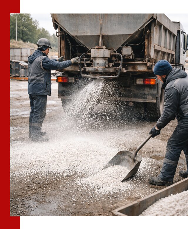 Доставка и продажа хлористого кальция в Морозовске