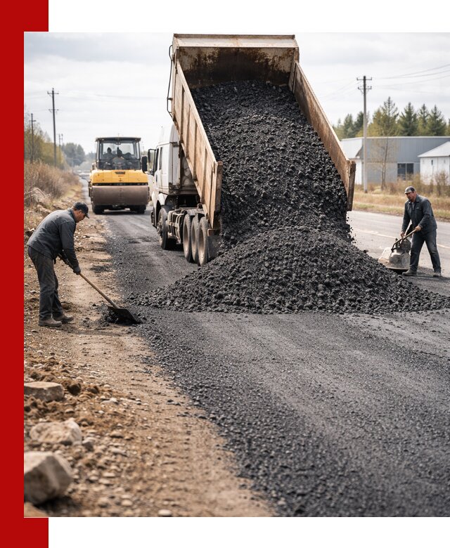 Асфальтовая крошка для дорог в Морозовске — поставка и доставка