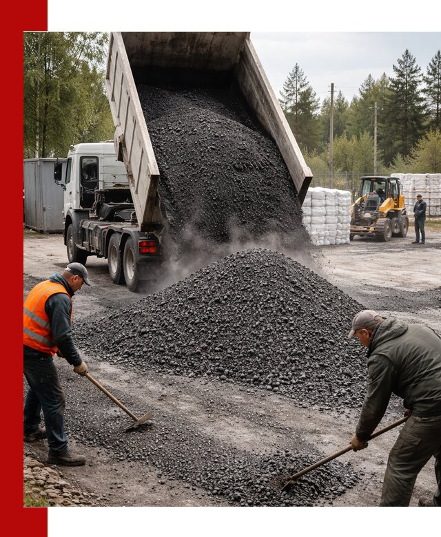 Доставка и продажа асфальтного гранулята в Морозовске