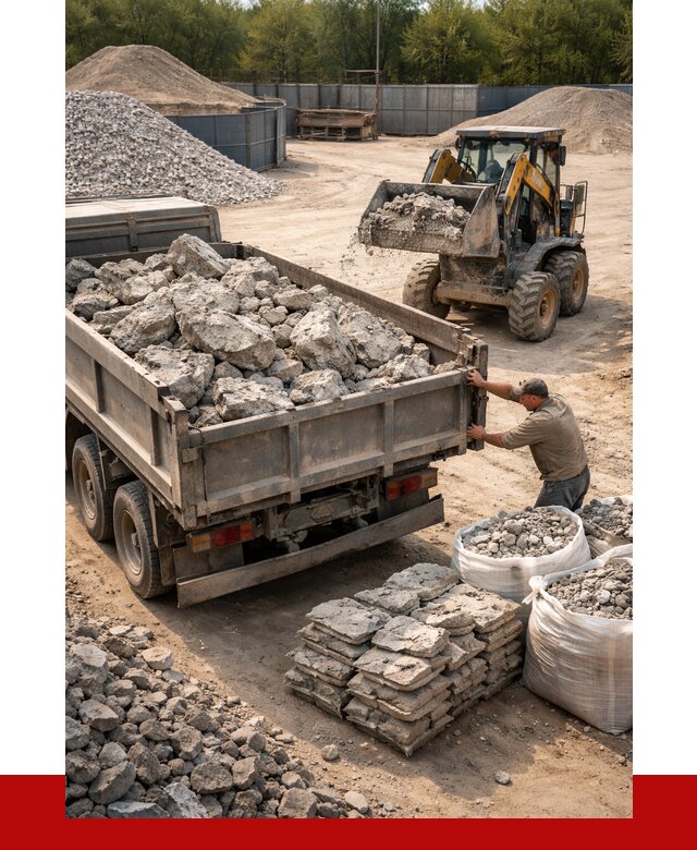 Купить бой бетона с доставкой в Морозовске от 4928 р. | ПРОНЕРУДМрз