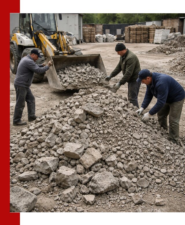 Демонтаж и вывоз бой бетона в Морозовске