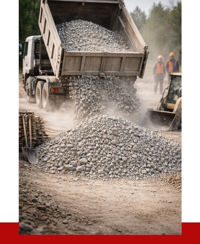 Купить дробленый бетон в Морозовске от 1745 р./куб | ПРОНЕРУДМрз