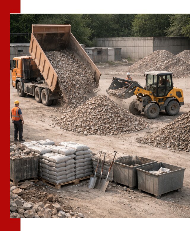 Вторичные материалы для отсыпки в Морозовске — поставка и доставка