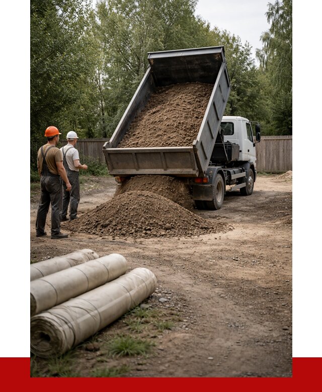 Доставка сыпучих материалов самосвалом в Морозовск от 4312 р. | ПРОНЕРУДМрз