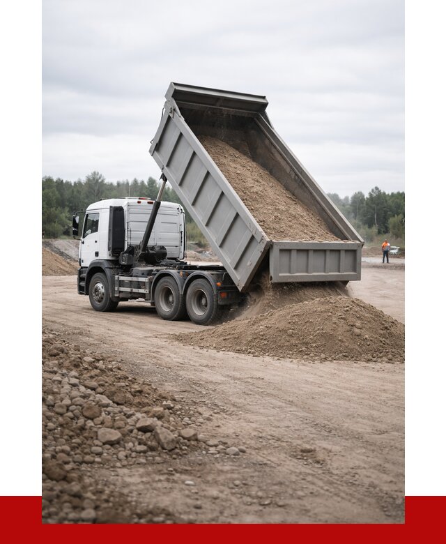Доставка самосвалом 15 кубов в Морозовске от 6673 руб. | ПРОНЕРУДМрз