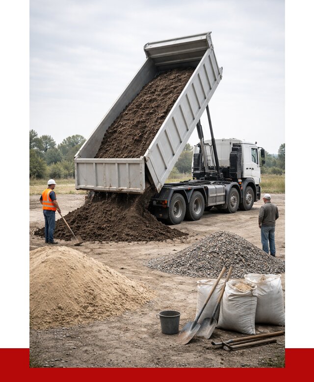 Доставка самосвалом 30 кубов в Морозовске от 8726 р. | ПРОНЕРУДМрз