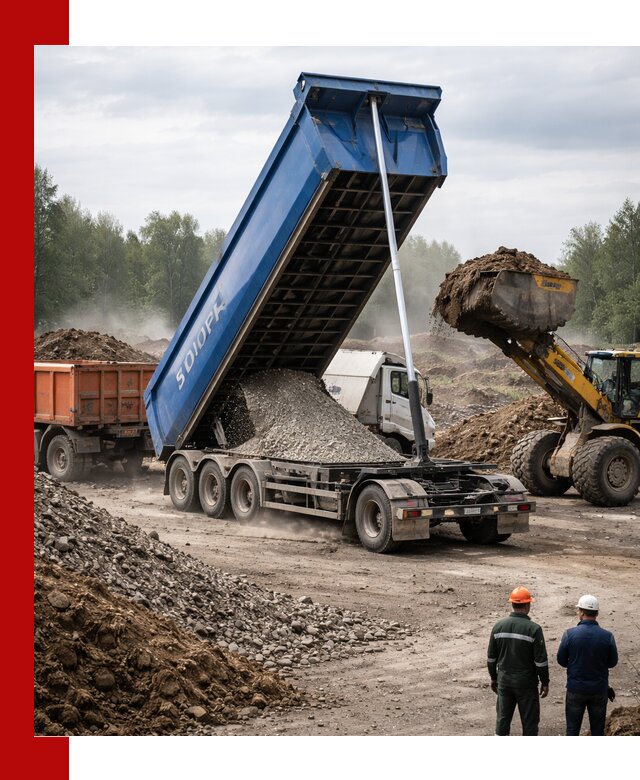 Аренда тонар 40 тонн в Морозовске с доставкой материалов