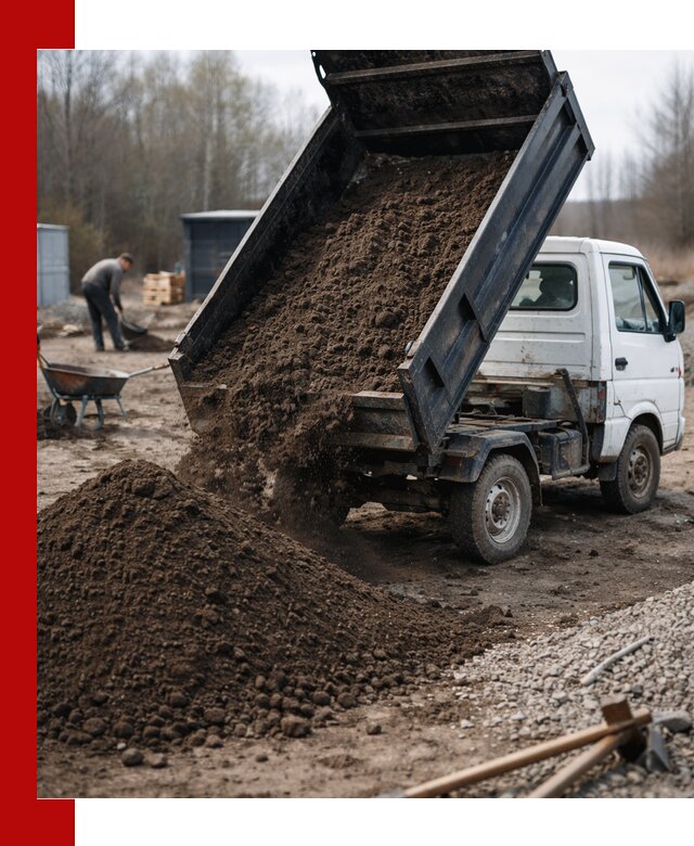 Аренда минисамосвала в Морозовске для доставки сыпучих материалов