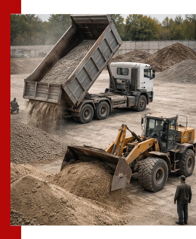 Перевозка сыпучих грузов самосвалами и бортовыми в Морозовске