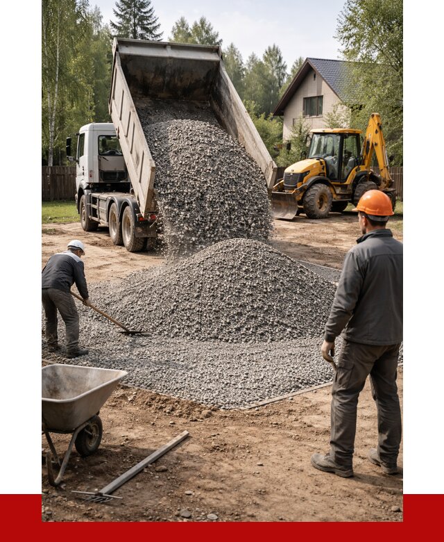 Отсыпка участка щебнем в Морозовске от 6673 р. ПРОНЕРУДМрз