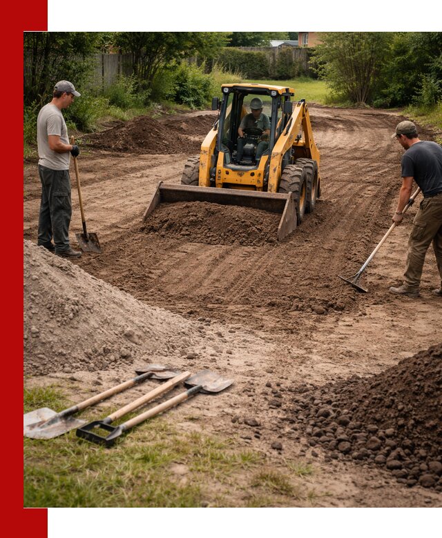 Планировка участка грунтом с вывозом и доставкой в Морозовске